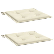 Vidaxl Garden Chair Cushions 2 ST 50X50X3 CM CRÈME TAST OXFORD -COLOR - afbeelding 3