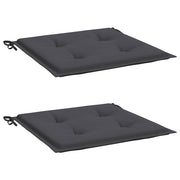 Vidaxl Garden Chair Cushions 2 ST 50X50X3 CM OXFORD Fabric Anthracite -Colored - afbeelding 3