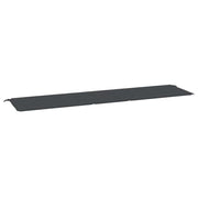 Vidaxl jardin banc coussin 200x50x3 cm tissu oxford noir - afbeelding 2