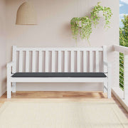 Vidaxl jardin banc coussin 200x50x3 cm tissu oxford noir - afbeelding 1