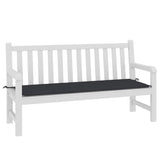 Vidaxl jardin banc coussin 150x50x3 cm tissu oxford noir - afbeelding 3