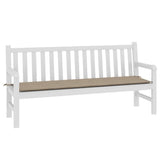 Vidaxl jardin banc coussin 180x50x3 cm oxford tissu taupe - afbeelding 3