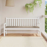 Vidaxl jardin banc coussin 180x50x3 cm oxford tissu taupe - afbeelding 1