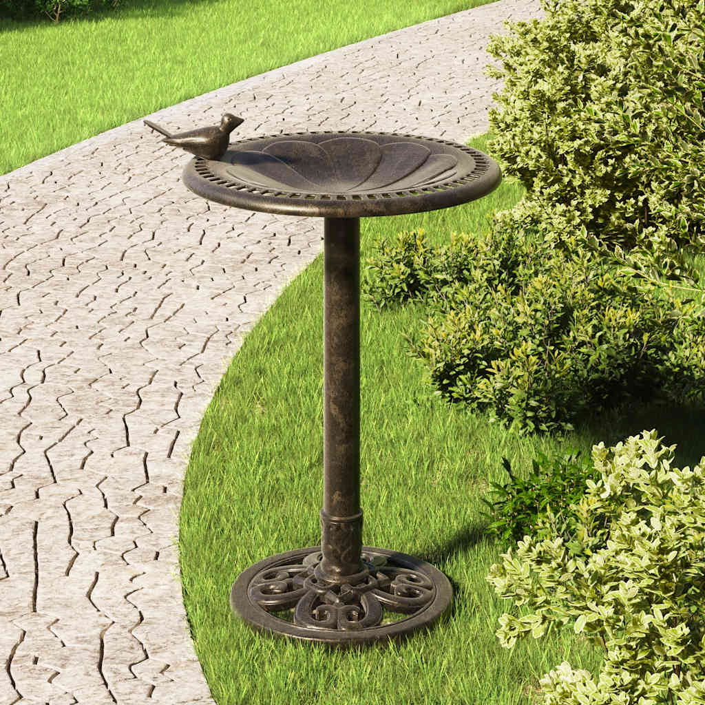 Vidaxl baignoire en plastique bronze