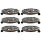 Vidaxl Plant Trolleys 6 PCS 38 cm Bronze en plastique coloré