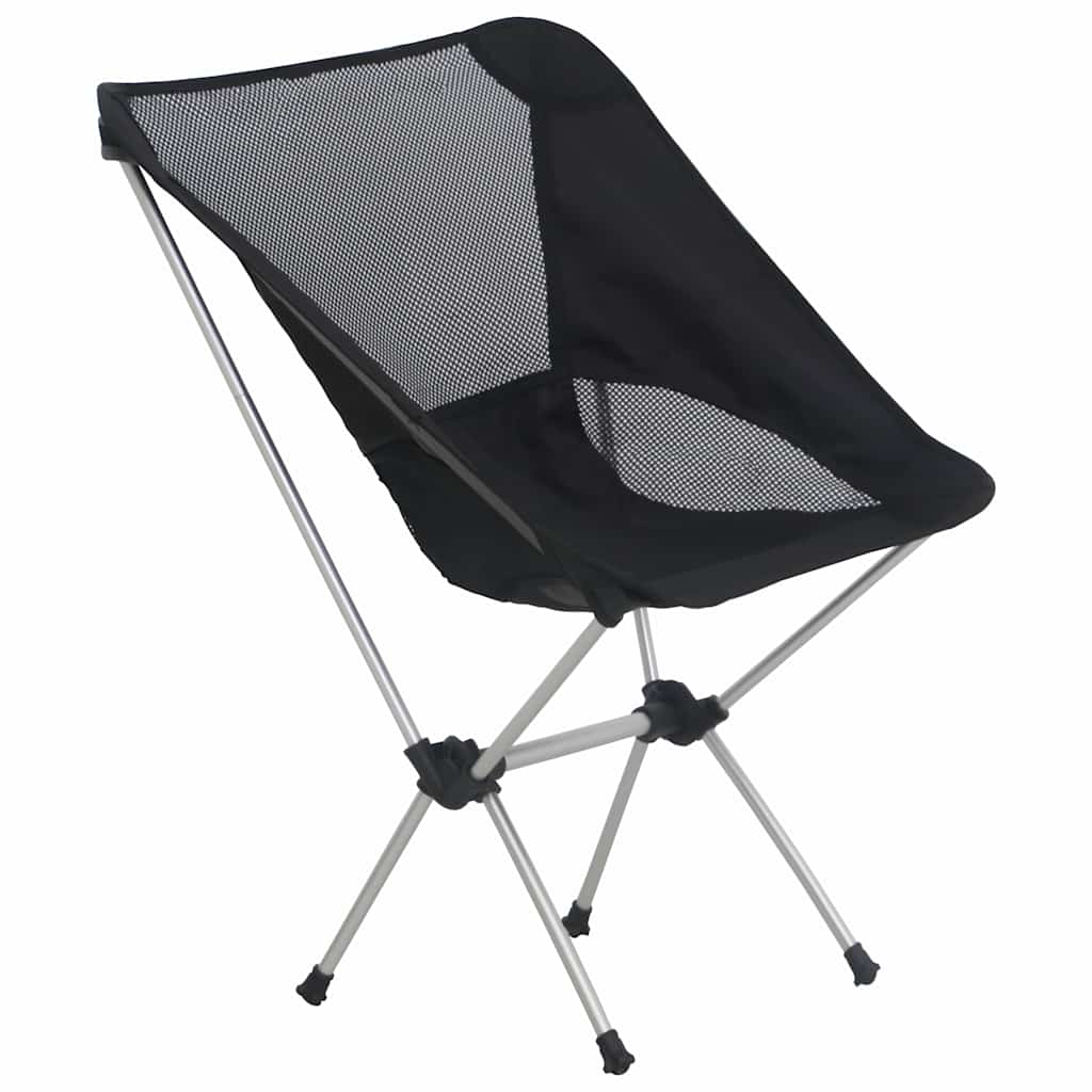 Chaises de camping Vidaxl 2 ST avec sac de transport 54x50x65 cm en aluminium