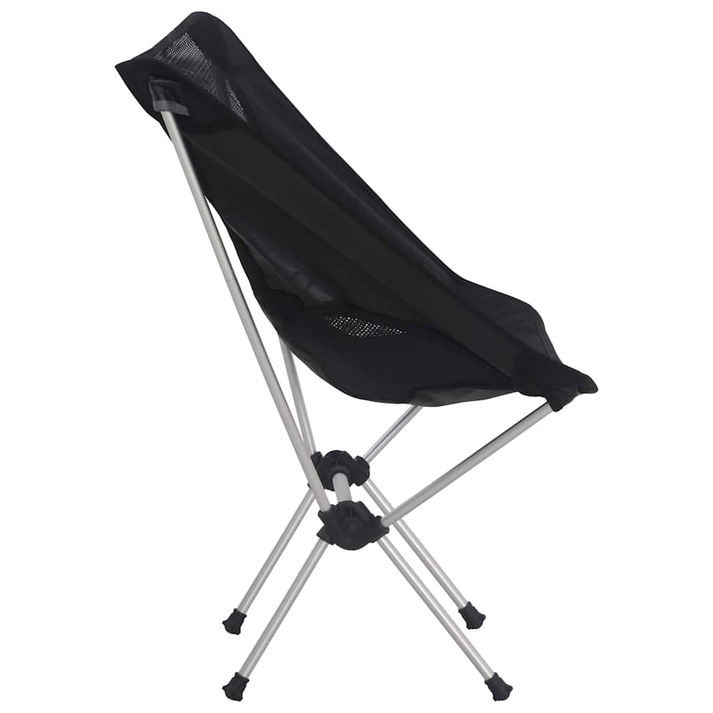 Chaises de camping Vidaxl 2 ST avec sac de transport 54x50x65 cm en aluminium