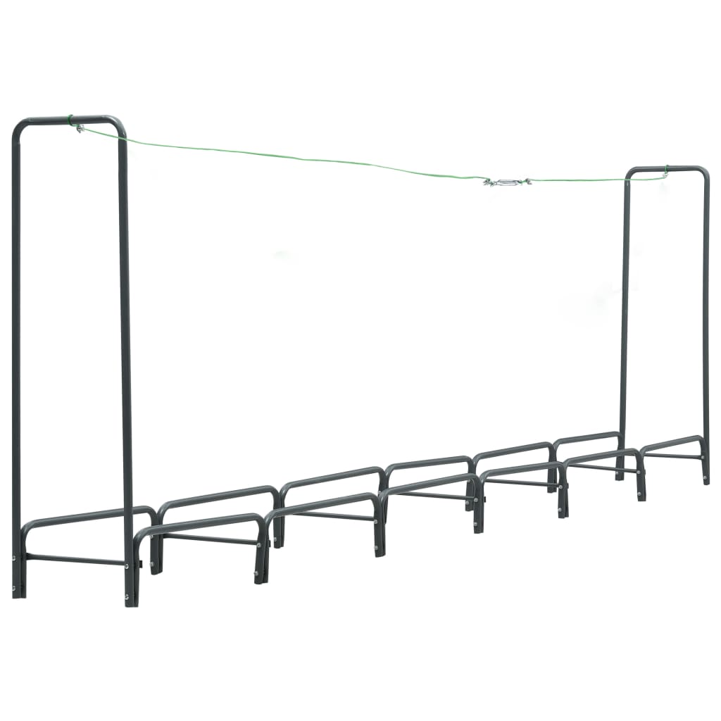Violet de vidaxl 360x35x120 cm anthracite en acier