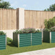 Vidaxl Planter surélevé 160x80x77 cm en acier galvanisé vert