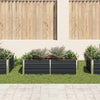 Vidaxl Planter surélevé 160x80x45 cm anthracite en acier galvanisé