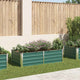 Vidaxl Planter surélevé 160x80x45 cm en acier galvanisé vert