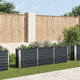 INSERT PLANTER VIDAXL 240x40x77 cm anthracite en acier galvanisé