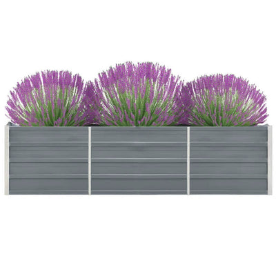 INSERT DE PLANTER VIDAXL 240X40X45 CM GREN GARY GALVANISÉ