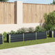 Vidaxl Planter surélevé 240x40x45 cm anthracite en acier galvanisé