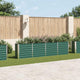 Vidaxl Planning Boîte relevée 320x40x77 cm Galvanisé en acier vert
