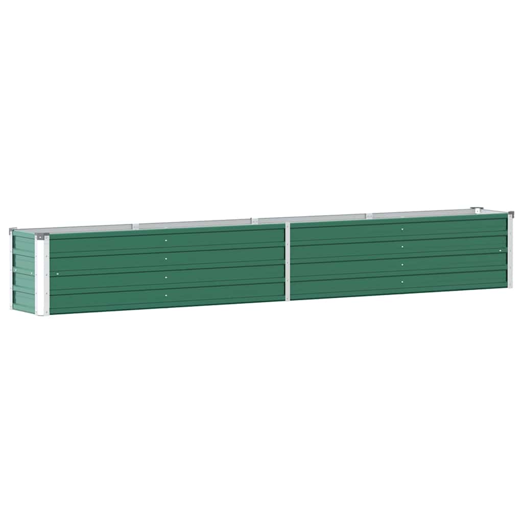 Planteur Vidaxl inséré 320x40x45 cm en acier galvanisé vert