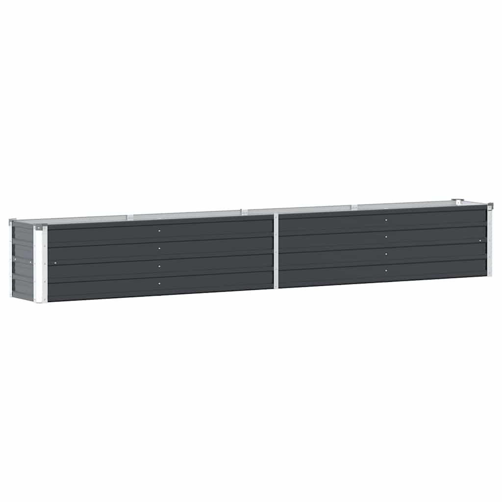 Planteur vidaxl inséré 320x40x45 cm anthracite en acier galvanisé