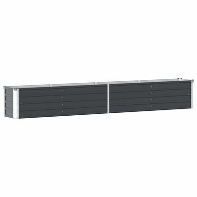 Planteur vidaxl inséré 320x40x45 cm anthracite en acier galvanisé