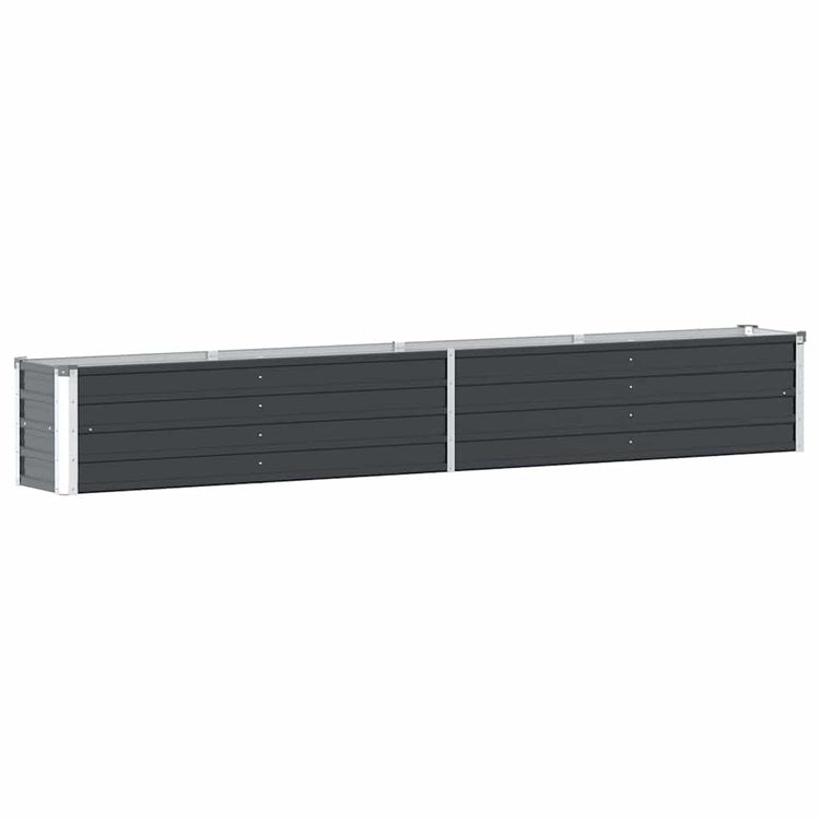 Planteur vidaxl inséré 320x40x45 cm anthracite en acier galvanisé