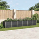 Insert du planteur Vidaxl 480x80x77 cm anthracite en acier galvanisé