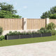 Vidaxl Planter surélevé 600x80x45 cm anthracite en acier galvanisé