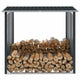 Vidaxl hangar de bois de chauffage 172x91x154 cm anthracite en acier galvanisé