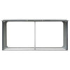 Vidaxl Firewood Shed 330x92x153 cm Anthracite en acier galvanisé