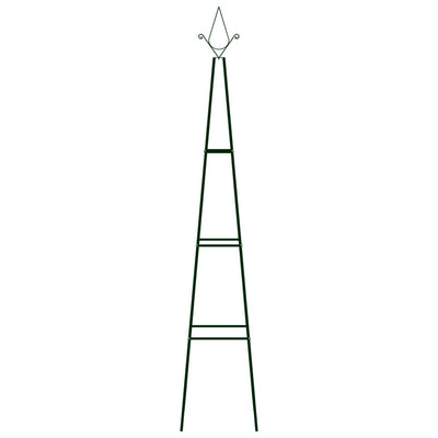 Racks d'escalade de végétal Vidaxl 2 PCS 35x35x195 cm Green de fer