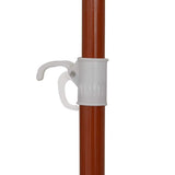 Parasol Vidaxl avec mât en acier 300 cm taupe - afbeelding 2