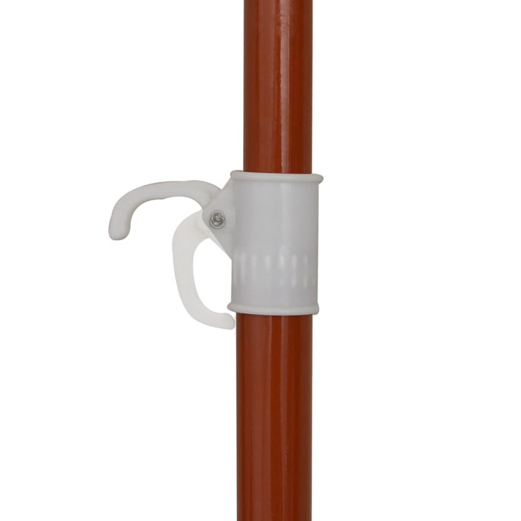 Parasol Vidaxl avec mât en acier 300 cm anthracite