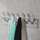 Racks de manteau vidaxl 2 st en aluminium argent coloré