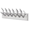 Racks de manteau vidaxl 4 st en aluminium argent couleur