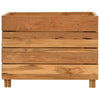 Vidaxl Planter surélevé 50x40x38 cm teck et acier recyclé