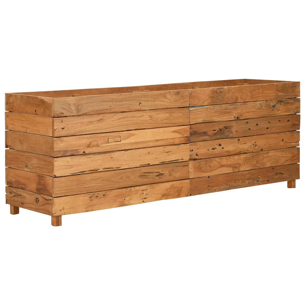 INSERT PLANTER VIDAXL 150X40X55 CM TEAK RECYCLED ET ACTE