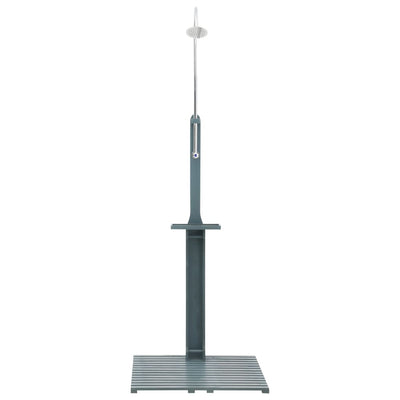 Vidaxl en bois de douche extérieure anthracite