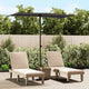 Vidaxl Parasol avec poteau en aluminium 180x110 cm anthracite -colored