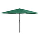 Vidaxl parasol avec poteau métallique 390 cm vert