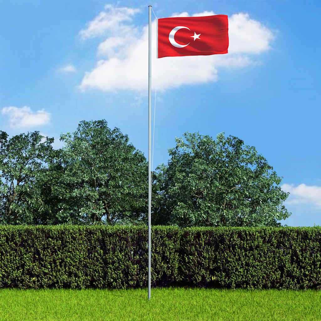 VidaXL drapeau Turquie 90x150 cm
