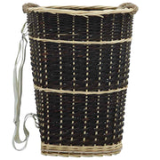 Vidaxl Wood Panier avec sangles de transport 50x44x58 cm en bois de saule naturel - afbeelding 1