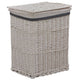 Panier de blanchisserie Vidaxl White blanc