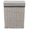 Panier de blanchisserie Vidaxl White blanc