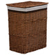 Panier de blanchisserie Vidaxl Willows Brown