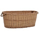 Vidaxl Wood Panier avec poignées 88x57x34 cm Bois de saule naturel