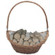 Vidaxl Wood Panier avec poignée 57x46.5x52 cm Brunier en bois de saule