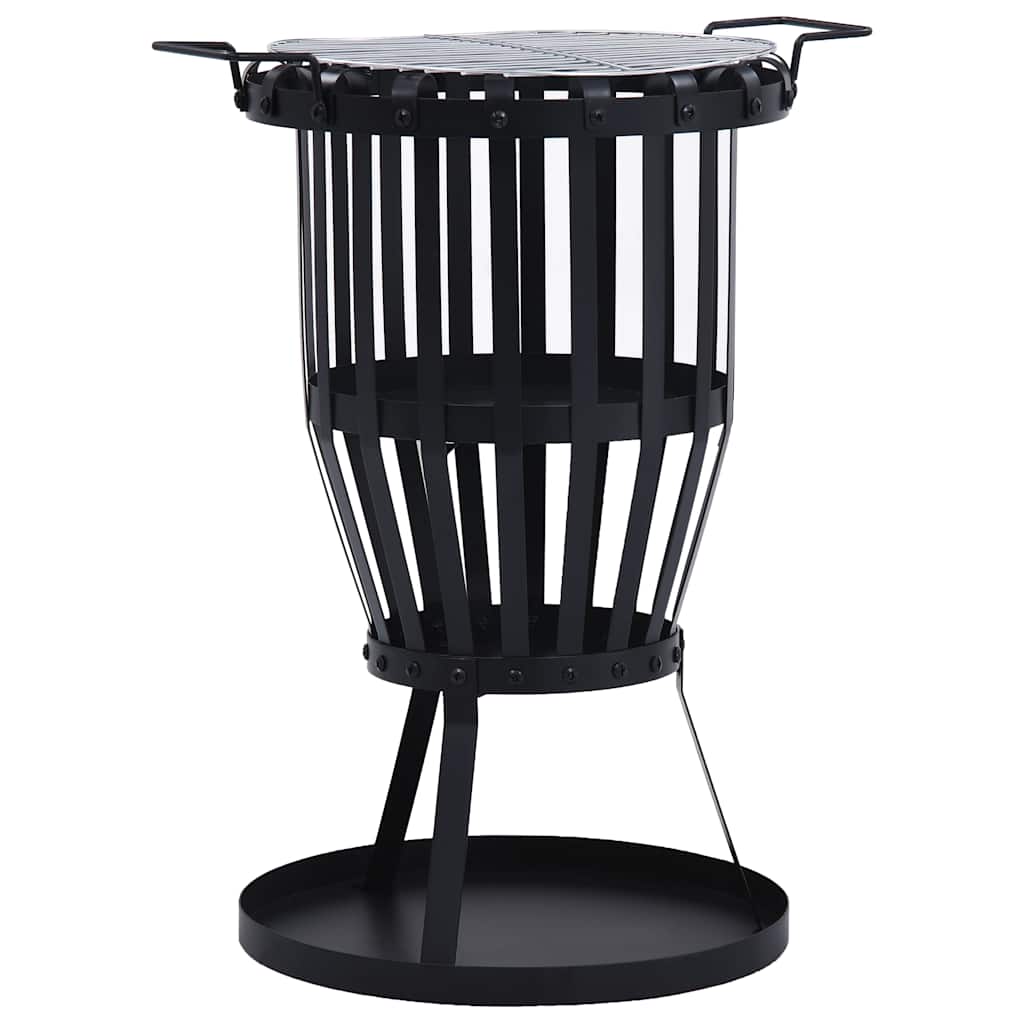Vidaxl Fiche à l'extérieur avec calandre barbecue 47,5 cm en acier