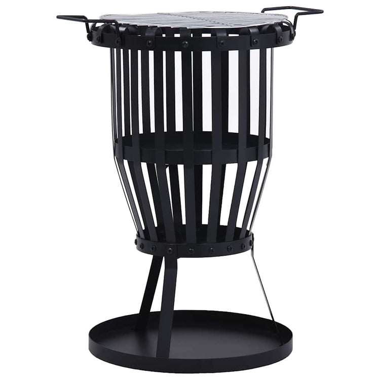 Vidaxl Fiche à l'extérieur avec calandre barbecue 47,5 cm en acier
