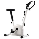 Vélo d'exercice vidaxl avec résistance aux pneus blanc - afbeelding 2