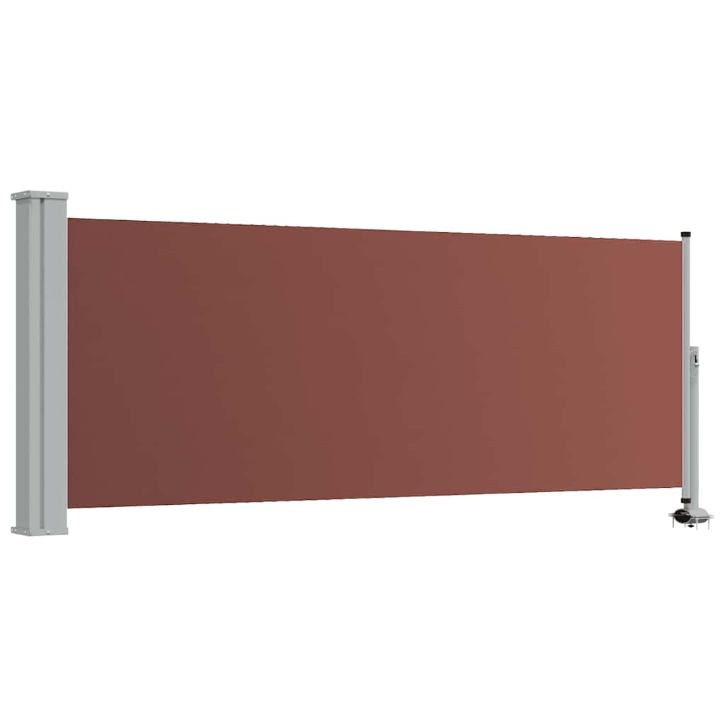 Écran de jardin vidaxl extensible 100x300 cm brun
