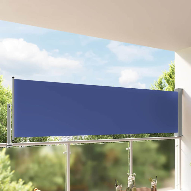 Écran de jardin vidaxl extensible 100x300 cm bleu