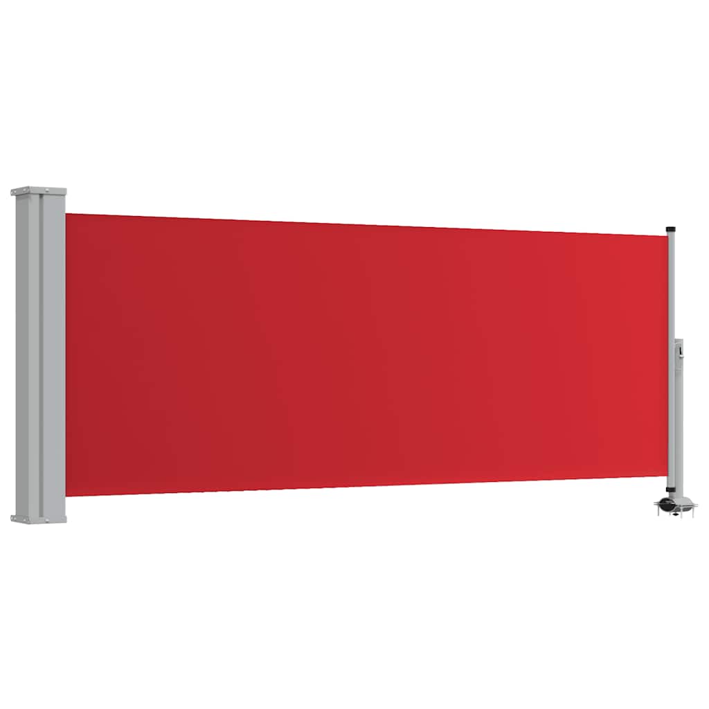 Écran de jardin vidaxl extensible 100x300 cm rouge